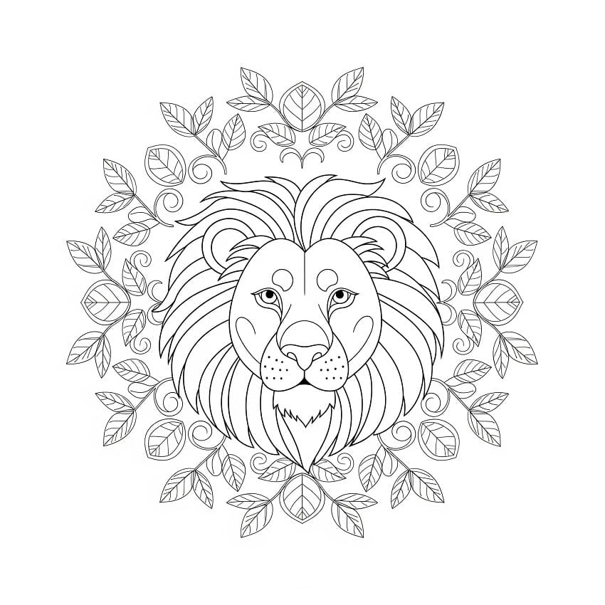 Mandalas Lion 35